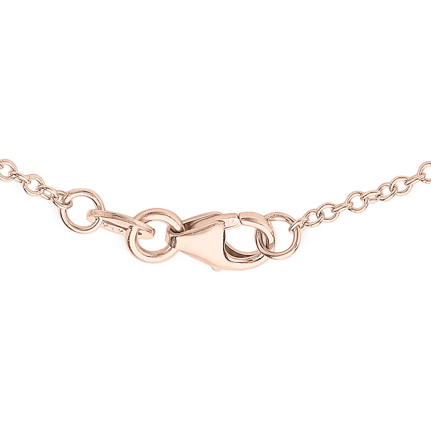 9K Rose Gold  NecklaceE (Size - 17),  Gold Wt. 2.2 Gms