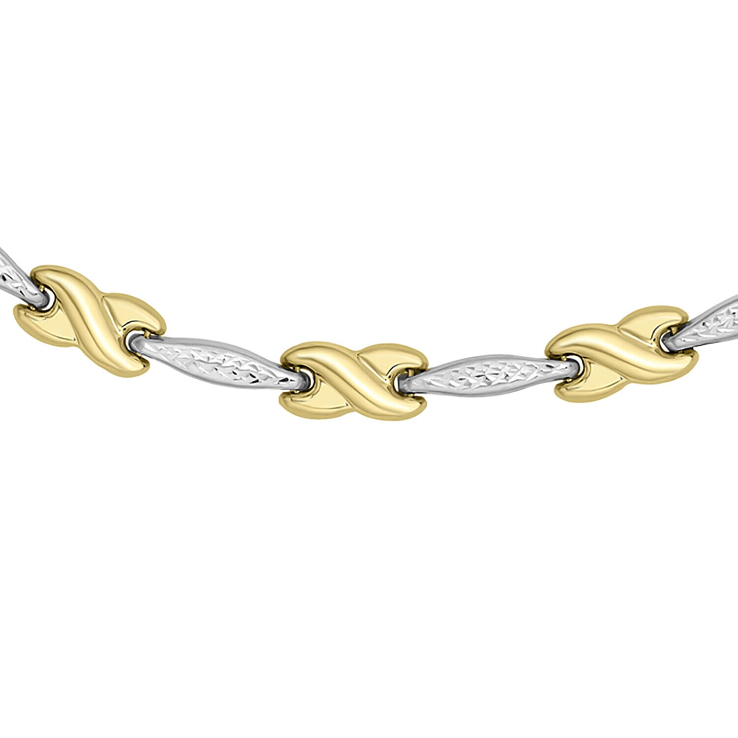 9K Yellow Gold  NecklaceE (Size - 17),  Gold Wt. 8.9 Gms