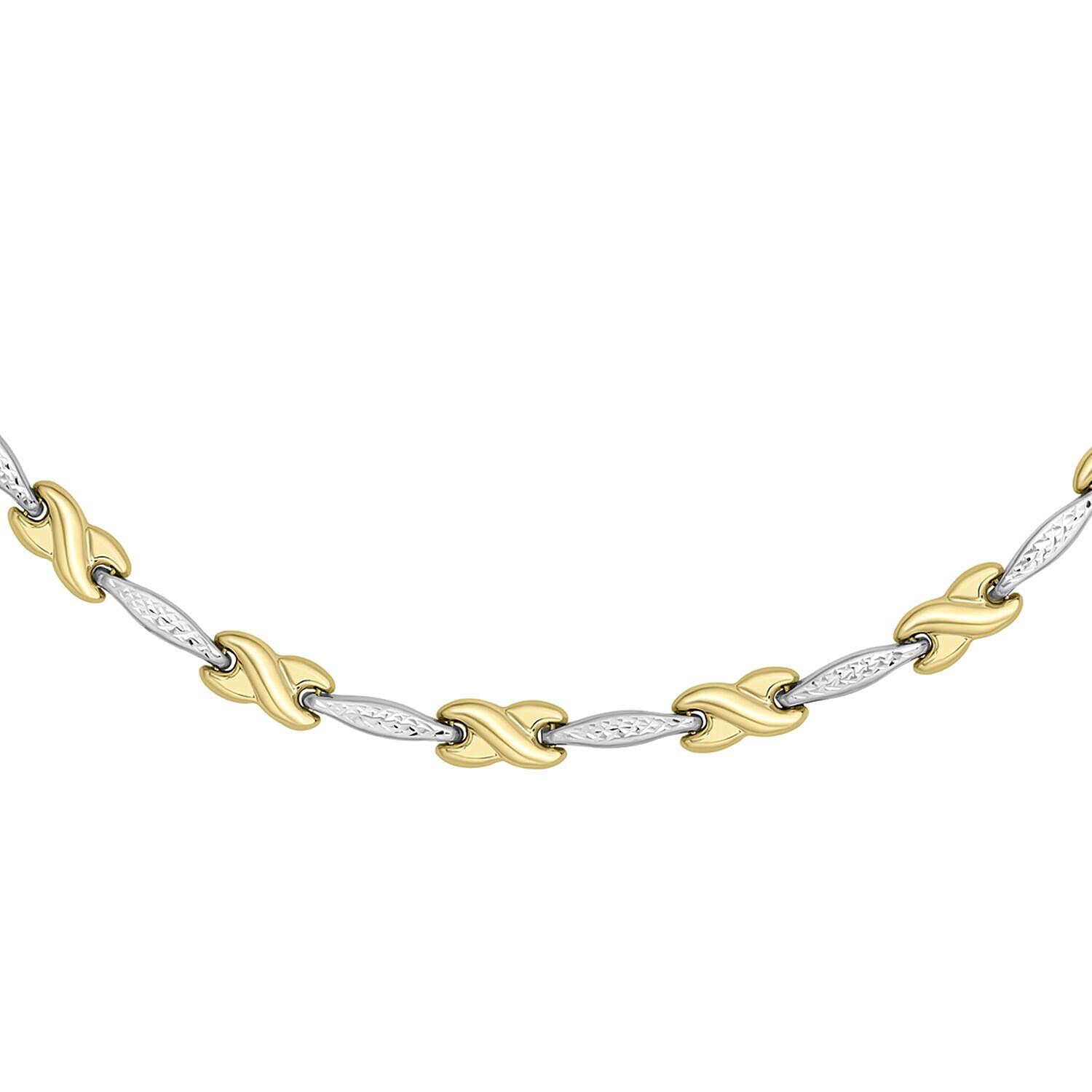 9K Yellow Gold  NecklaceE (Size - 17),  Gold Wt. 8.9 Gms