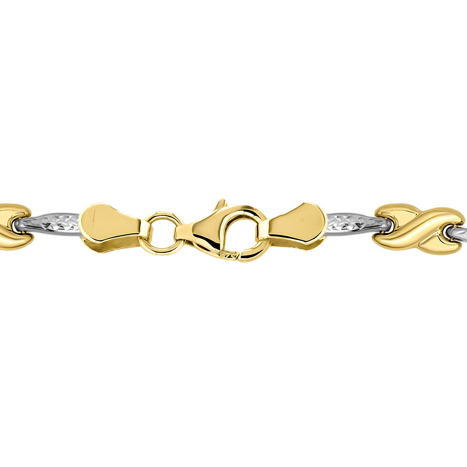 9K Yellow Gold  NecklaceE (Size - 17),  Gold Wt. 8.9 Gms