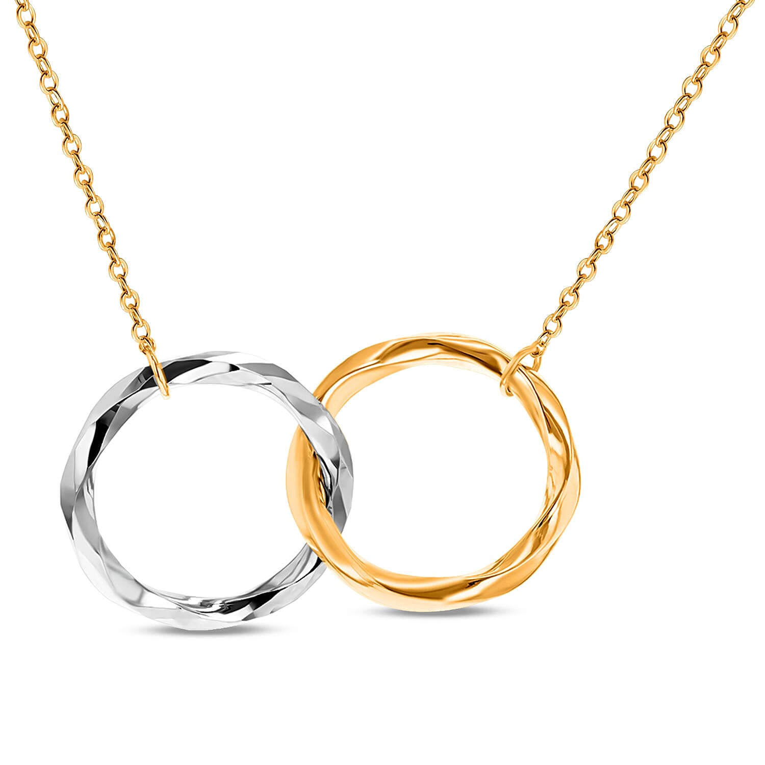 9K White Gold  NecklaceE (Size - 17),  Gold Wt. 2 Gms