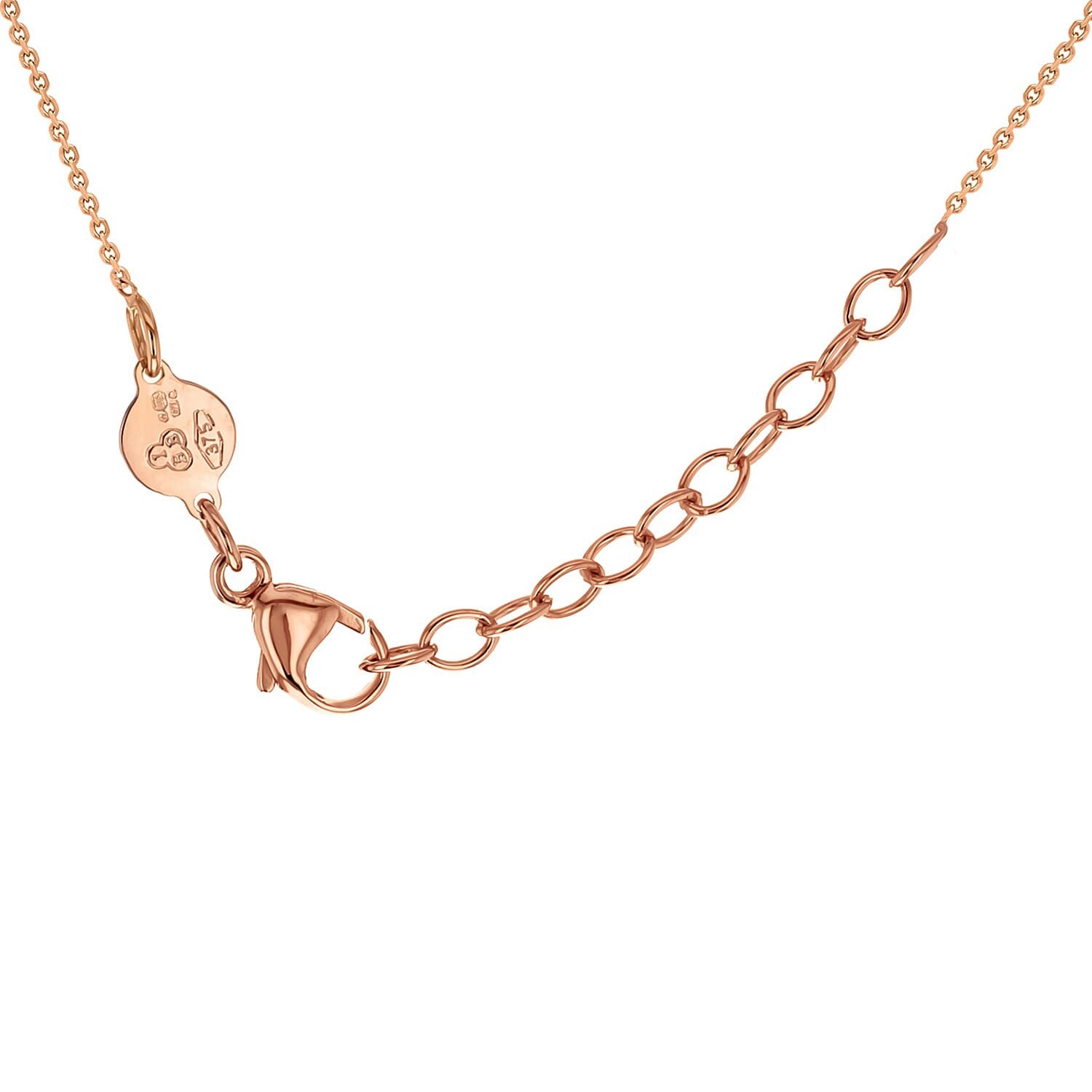 9K Yellow Gold  NecklaceE (Size - 16),  Gold Wt. 1.9 Gms