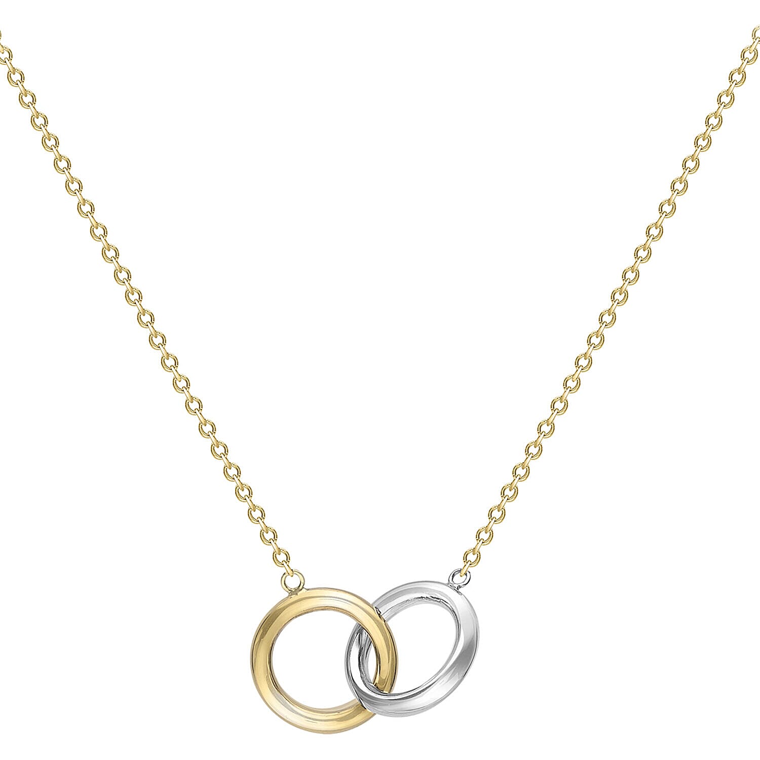 9K White Gold  NecklaceE (Size - 17),  Gold Wt. 2.2 Gms