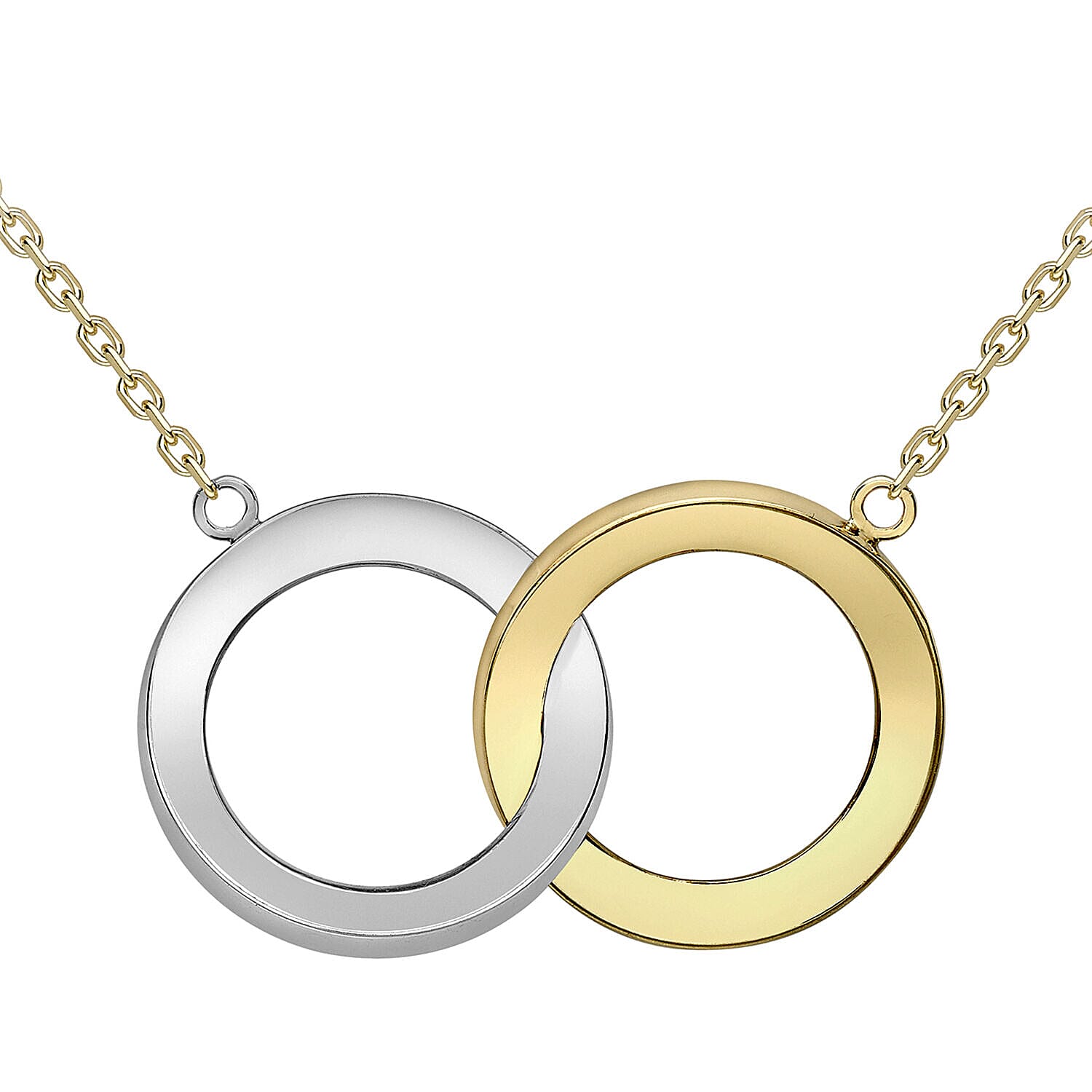 9K White Gold  NecklaceE (Size - 18),  Gold Wt. 2.2 Gms