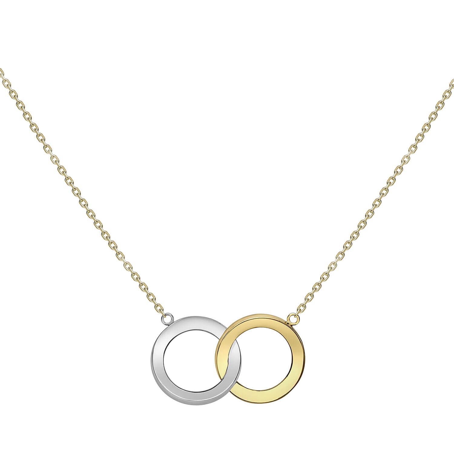 9K White Gold  NecklaceE (Size - 18),  Gold Wt. 2.2 Gms