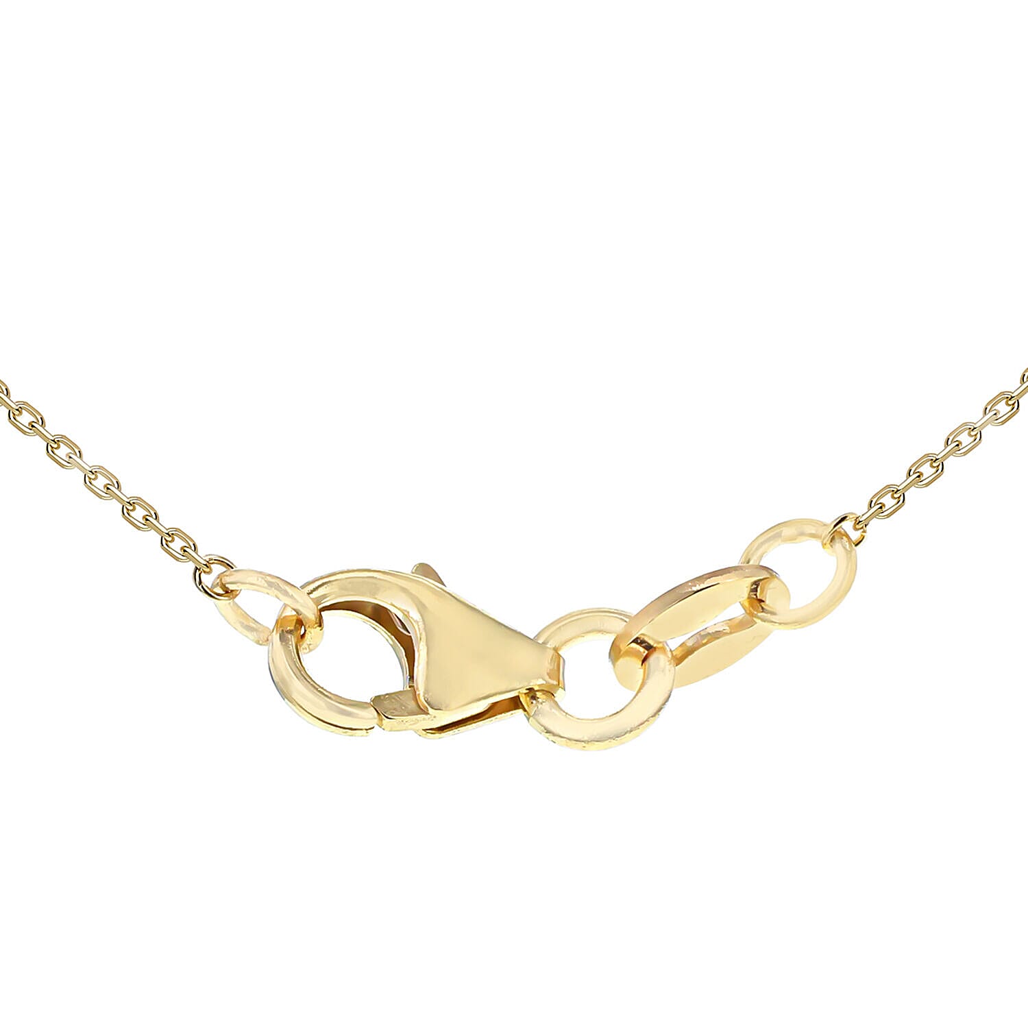 9K White Gold  NecklaceE (Size - 18),  Gold Wt. 2.2 Gms