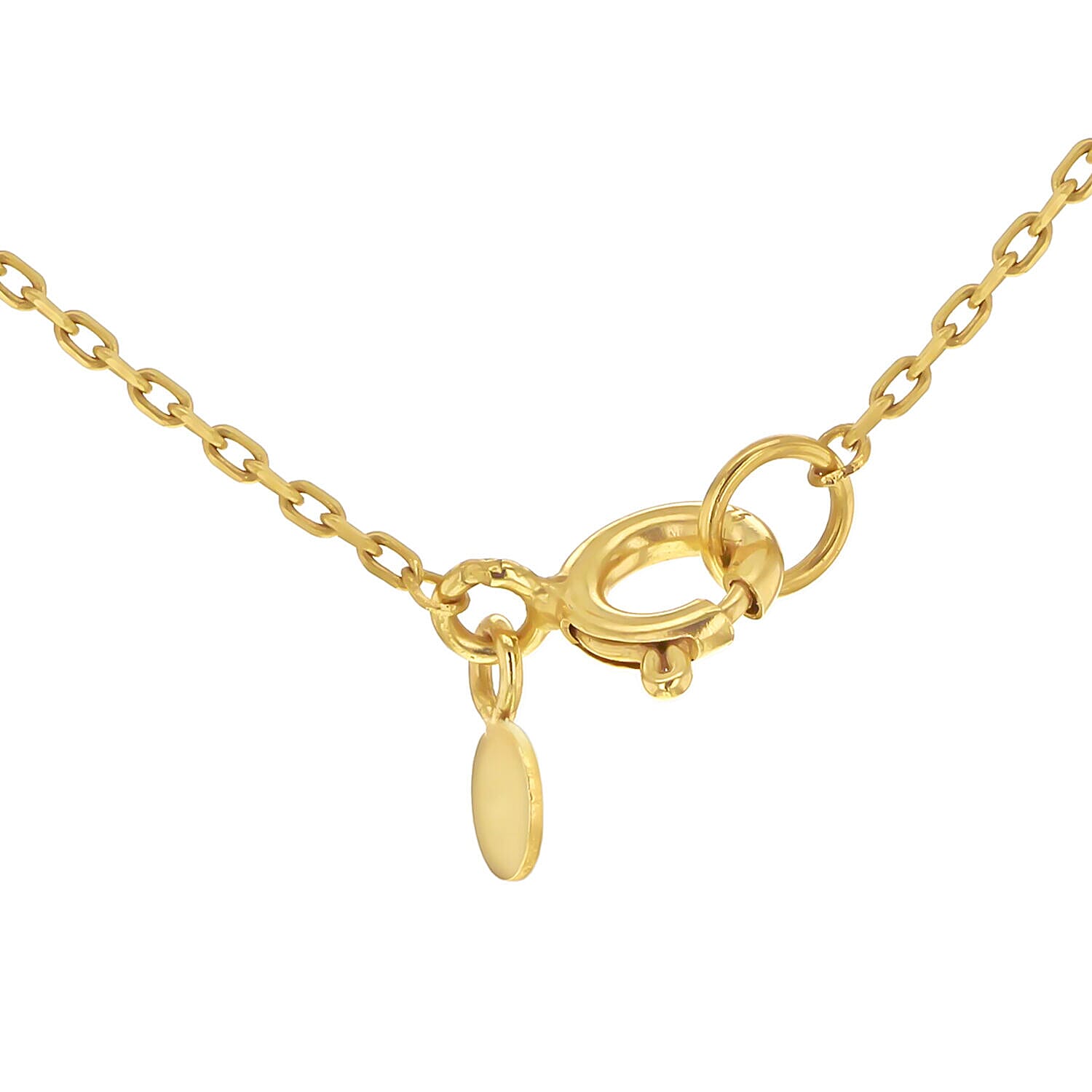 9K Yellow Gold  NecklaceE (Size - 16),  Gold Wt. 3.9 Gms
