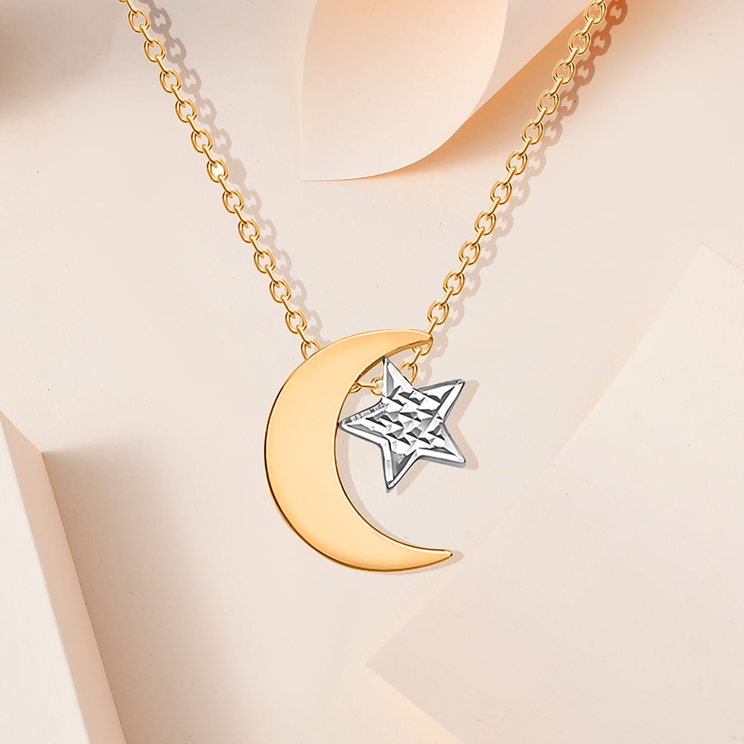 9K White Gold  NecklaceE (Size - 17),  Gold Wt. 2 Gms