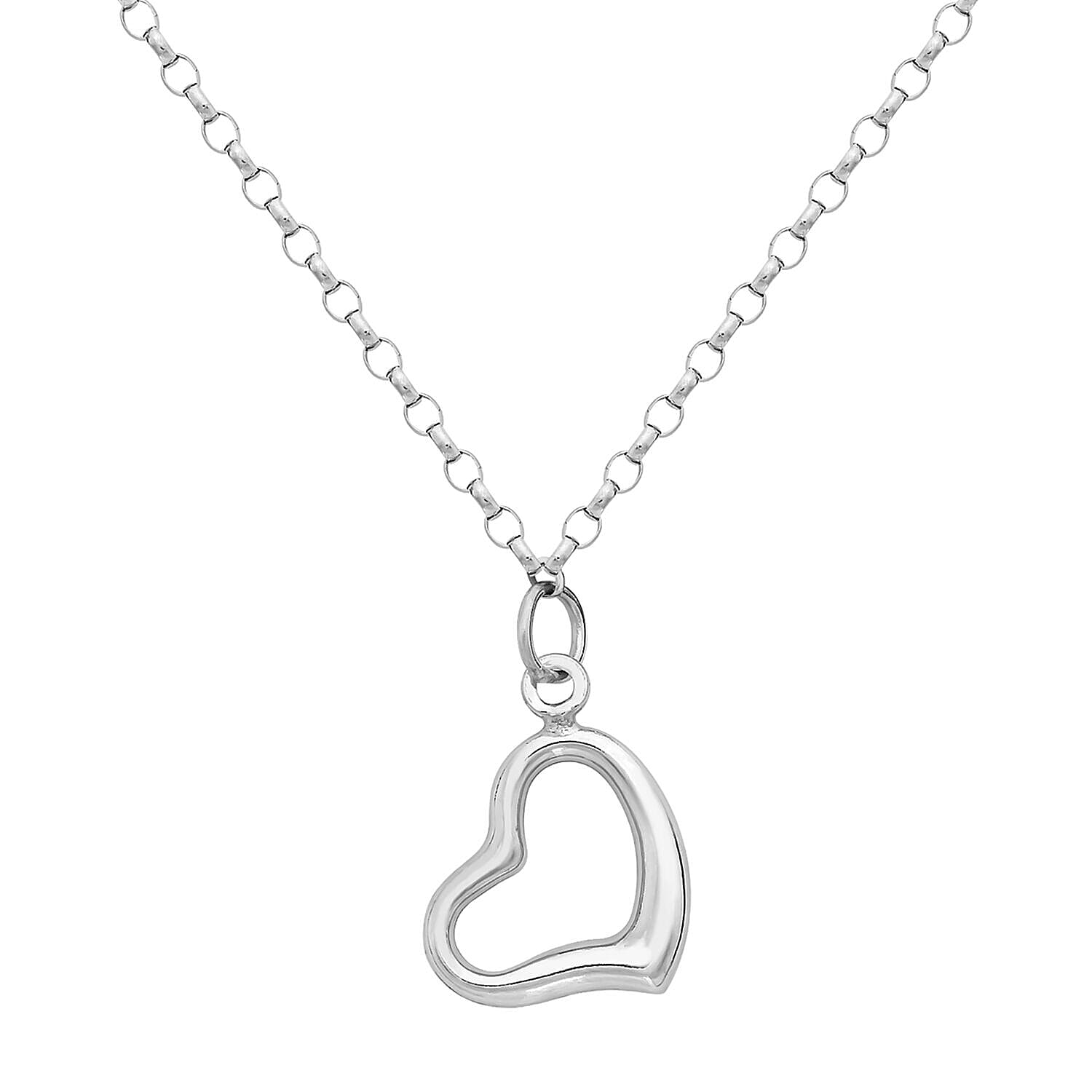 9K White Gold  NecklaceE (Size - 18),  Gold Wt. 1.5 Gms