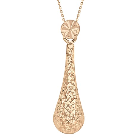 9K Rose Gold  NecklaceE (Size - 17.5),  Gold Wt. 1.8 Gms
