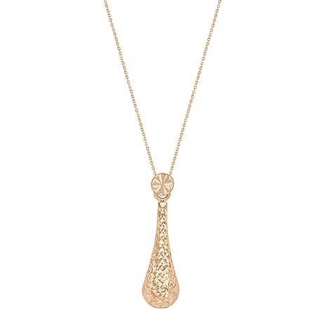 9K Rose Gold  NecklaceE (Size - 17.5),  Gold Wt. 1.8 Gms