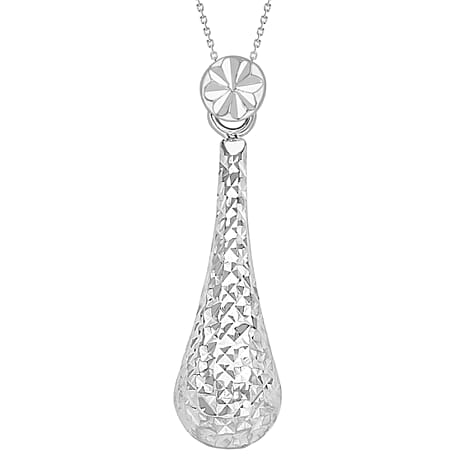 9K White Gold  NecklaceE (Size - 17.5),  Gold Wt. 1.8 Gms