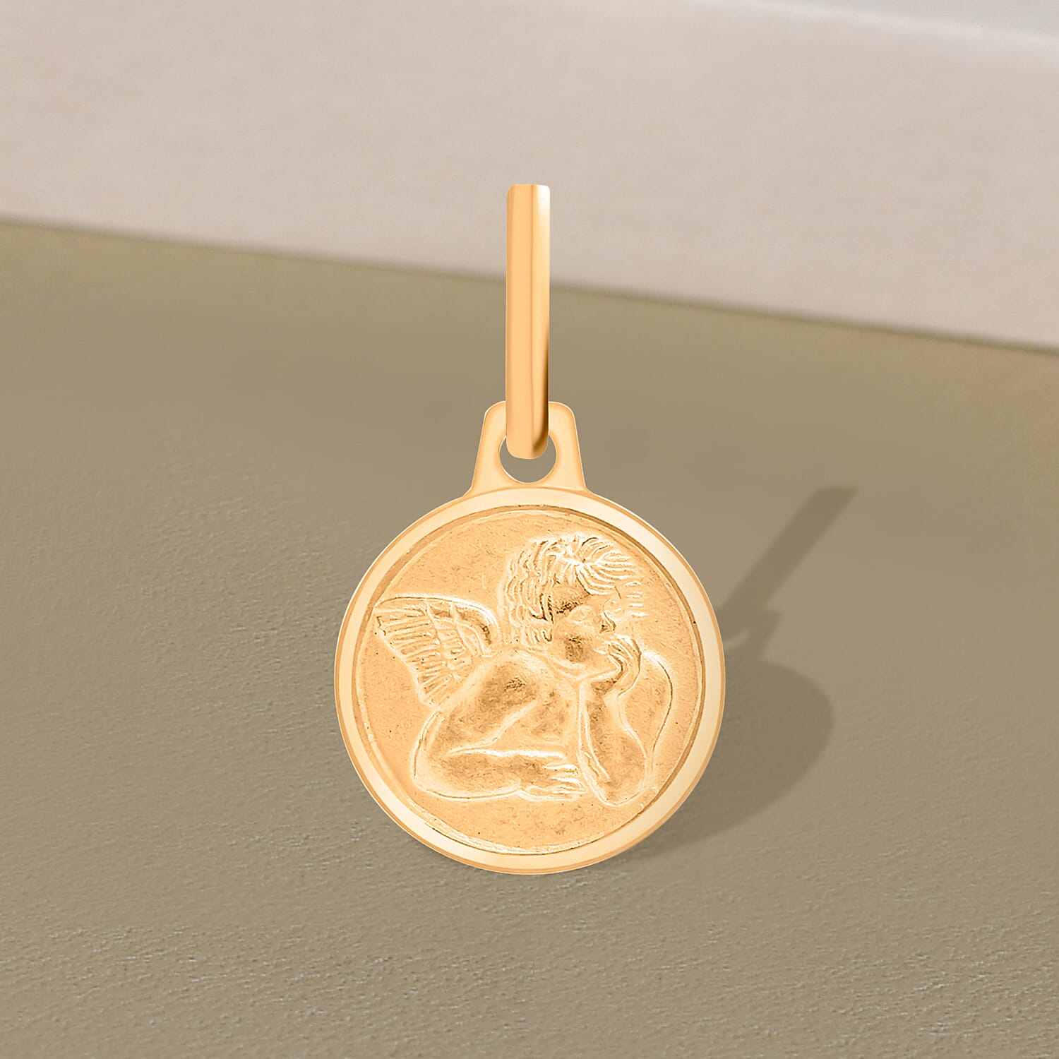 9K Yellow Gold  Pendant,  Gold Wt. 1 Gms