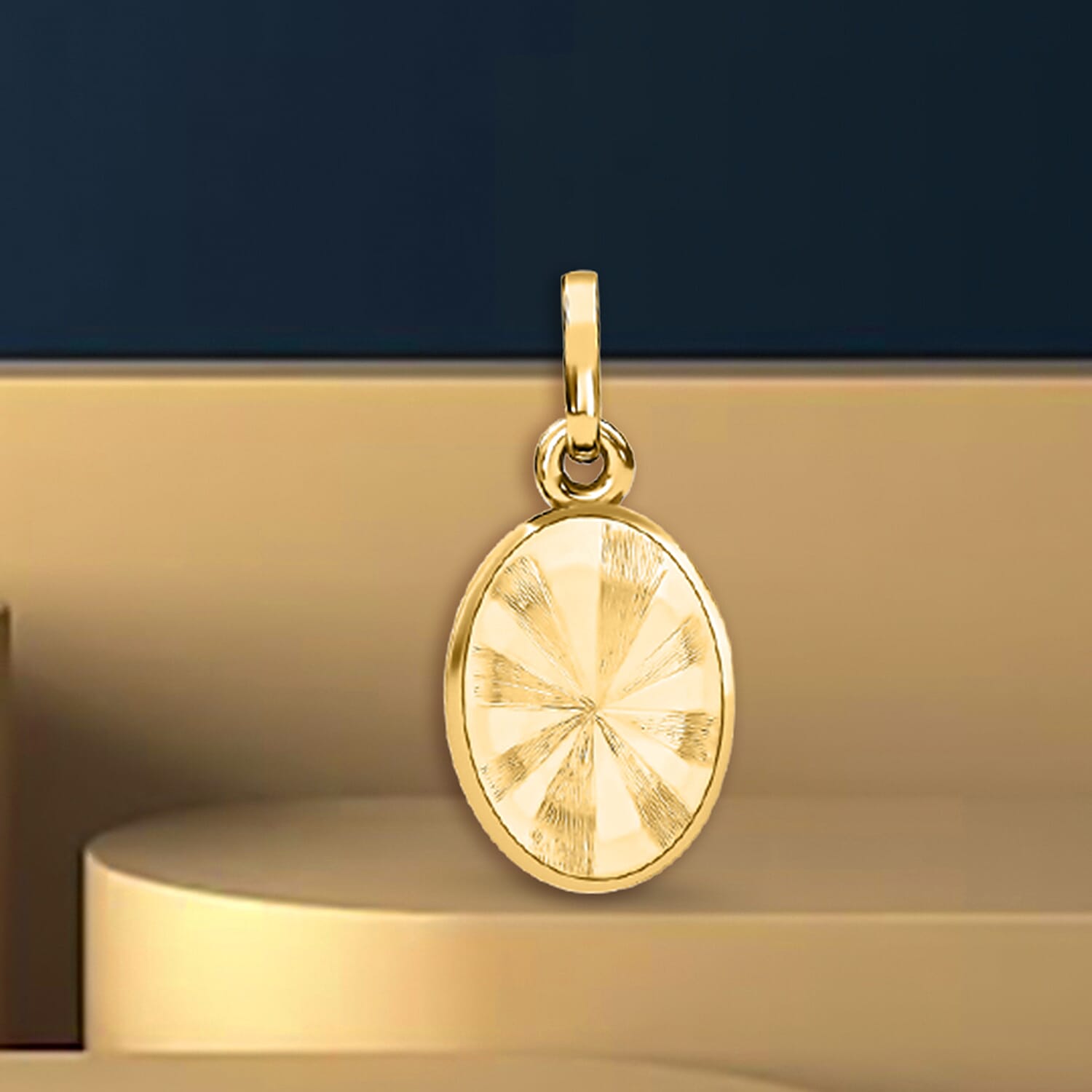 9K Yellow Gold  Pendant,  Gold Wt. 1.1 Gms