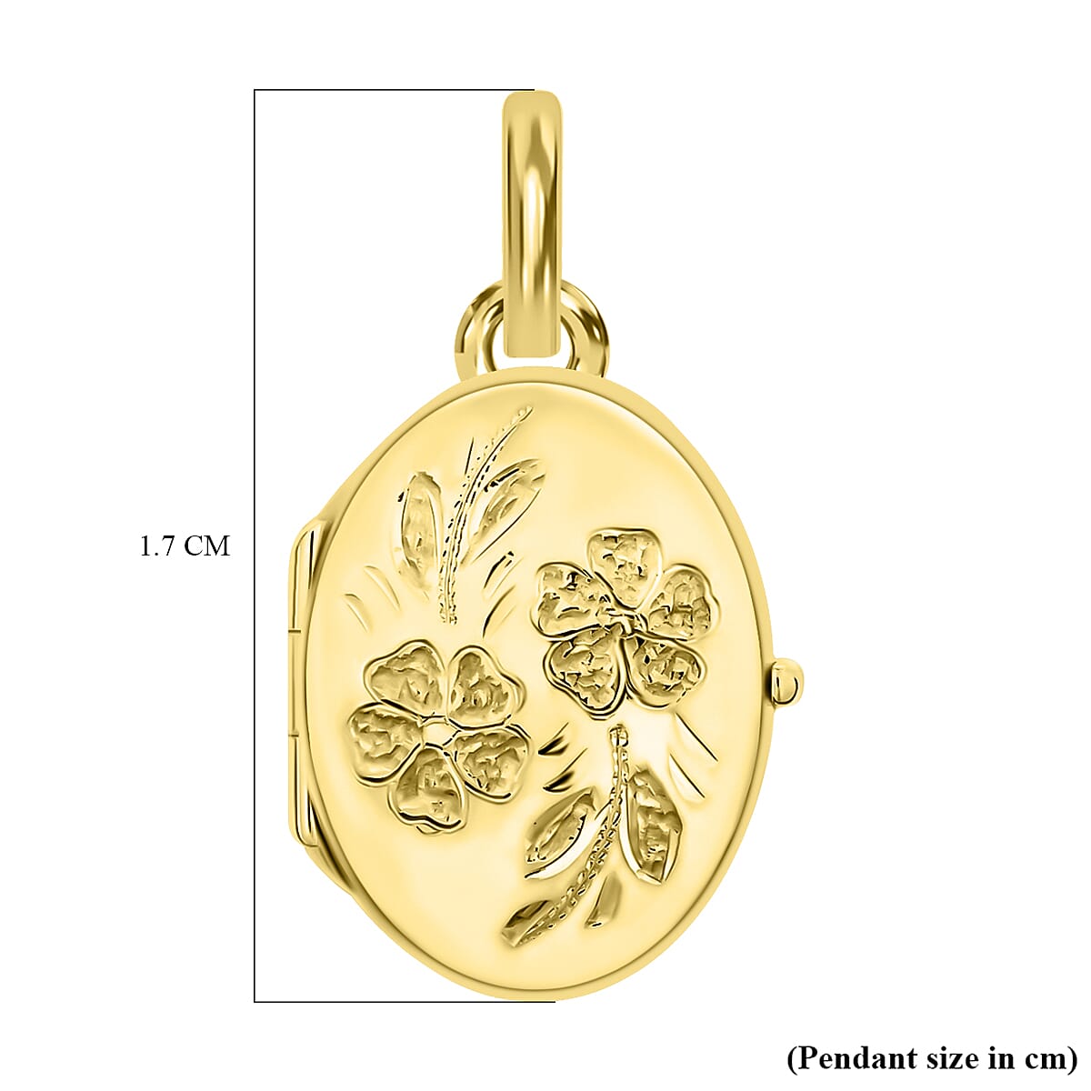 9K Yellow Gold  Pendant,  Gold Wt. 2.6 Gms