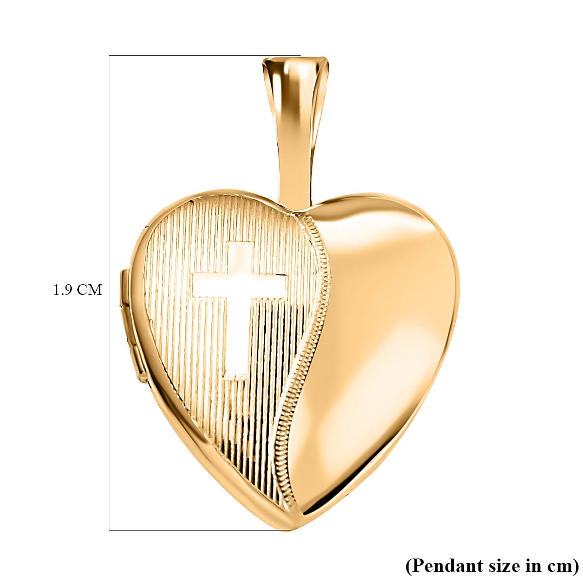 9K Yellow Gold  Pendant,  Gold Wt. 0.87 Gms