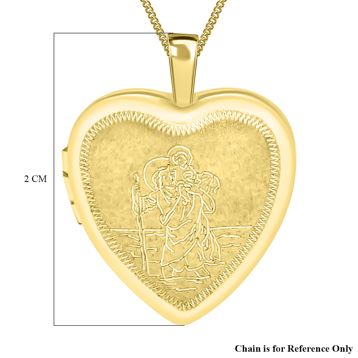 9K Yellow Gold  Pendant,  Gold Wt. 1.6 Gms