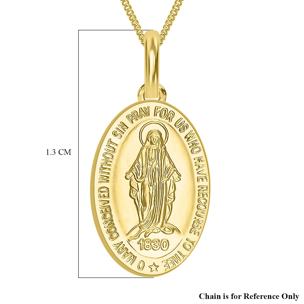 9K Yellow Gold  Pendant,  Gold Wt. 2.4 Gms