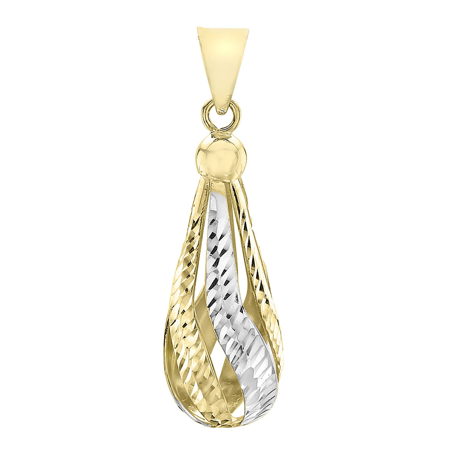 9K Yellow Gold  Pendant,  Gold Wt. 0.91 Gms