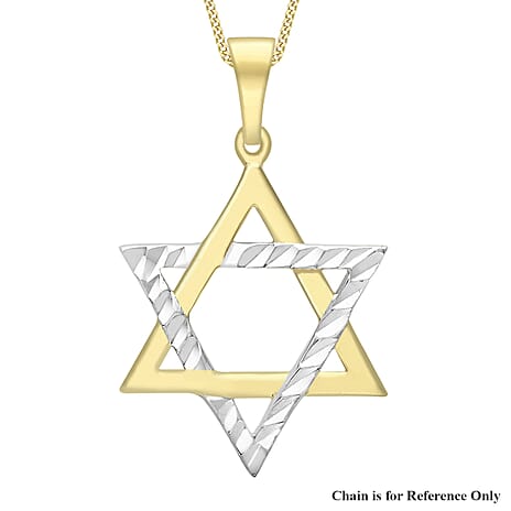 9K Yellow Gold  Pendant,  Gold Wt. 0.95 Gms