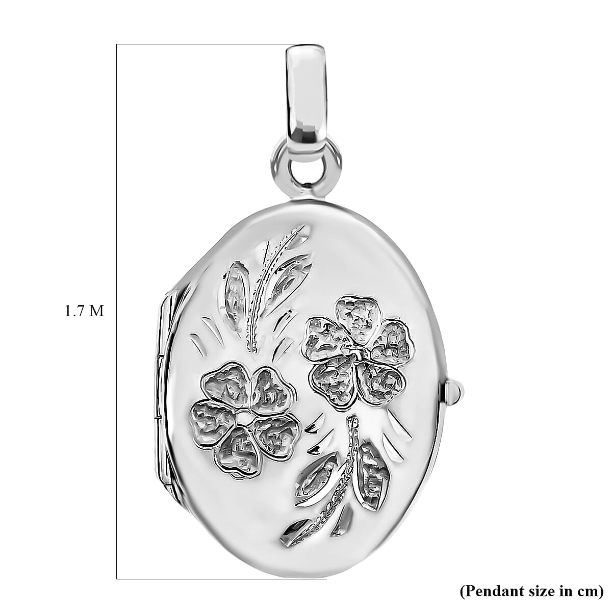 9K White Gold  Pendant,  Gold Wt. 2.7 Gms