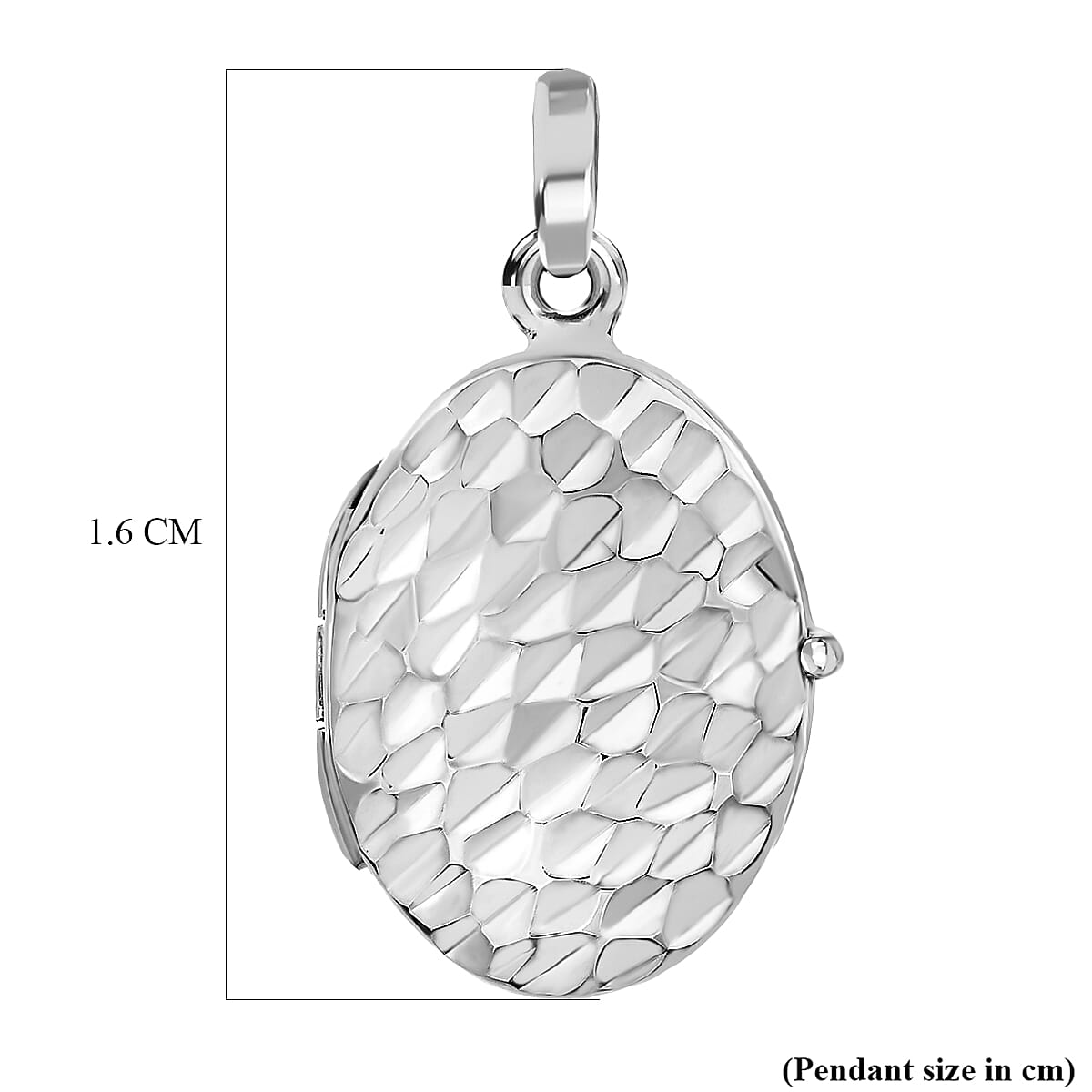 9K White Gold  Pendant,  Gold Wt. 2.9 Gms