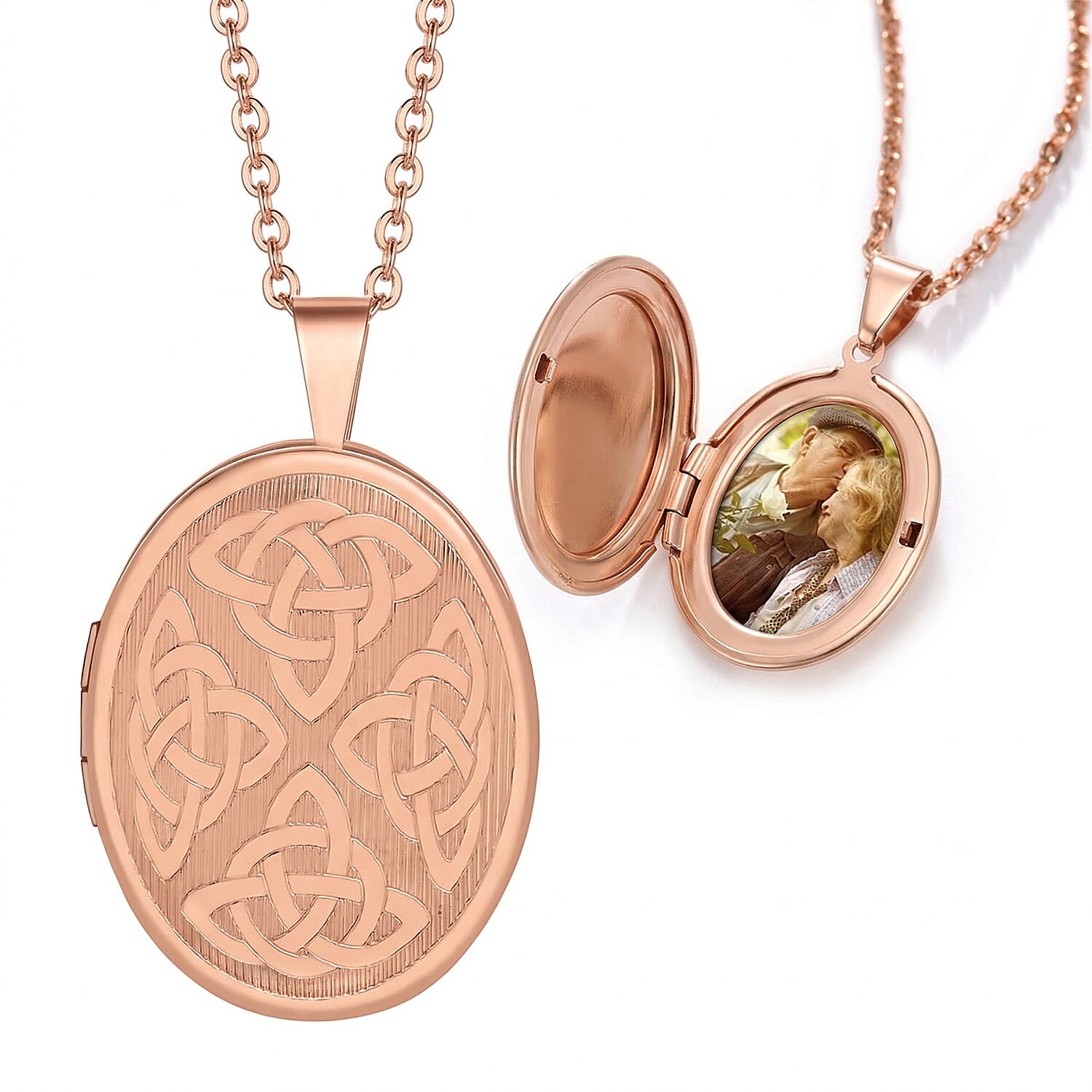 9K Rose Gold  Pendant,  Gold Wt. 2.4 Gms