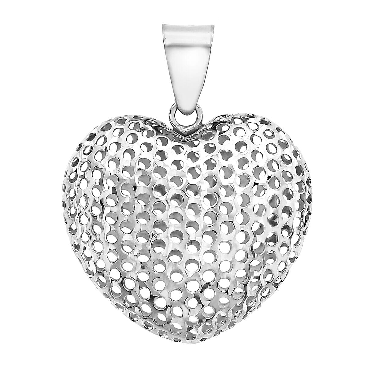 9K White Gold  Pendant,  Gold Wt. 1.2 Gms