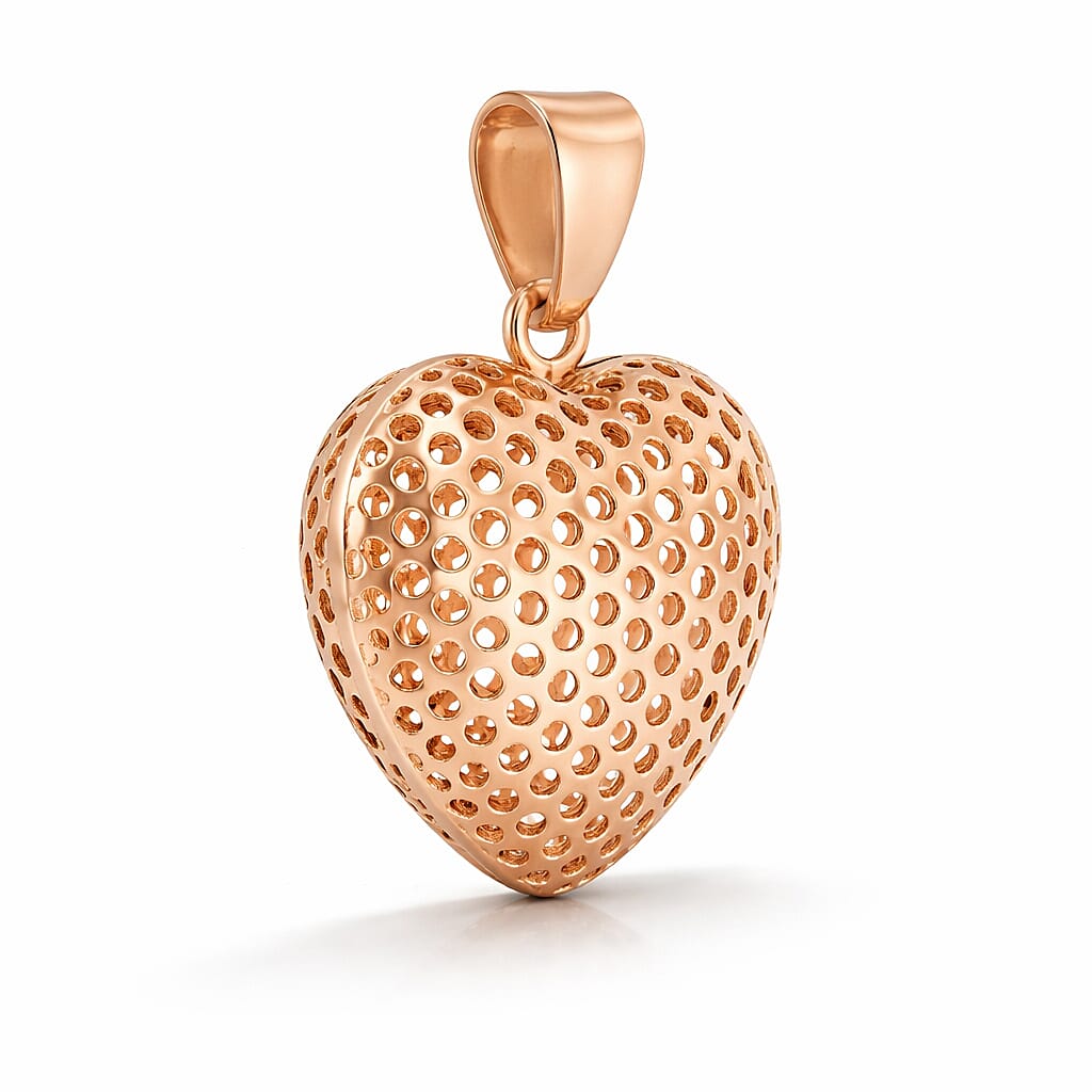 9K Rose Gold  Pendant,  Gold Wt. 1.2 Gms