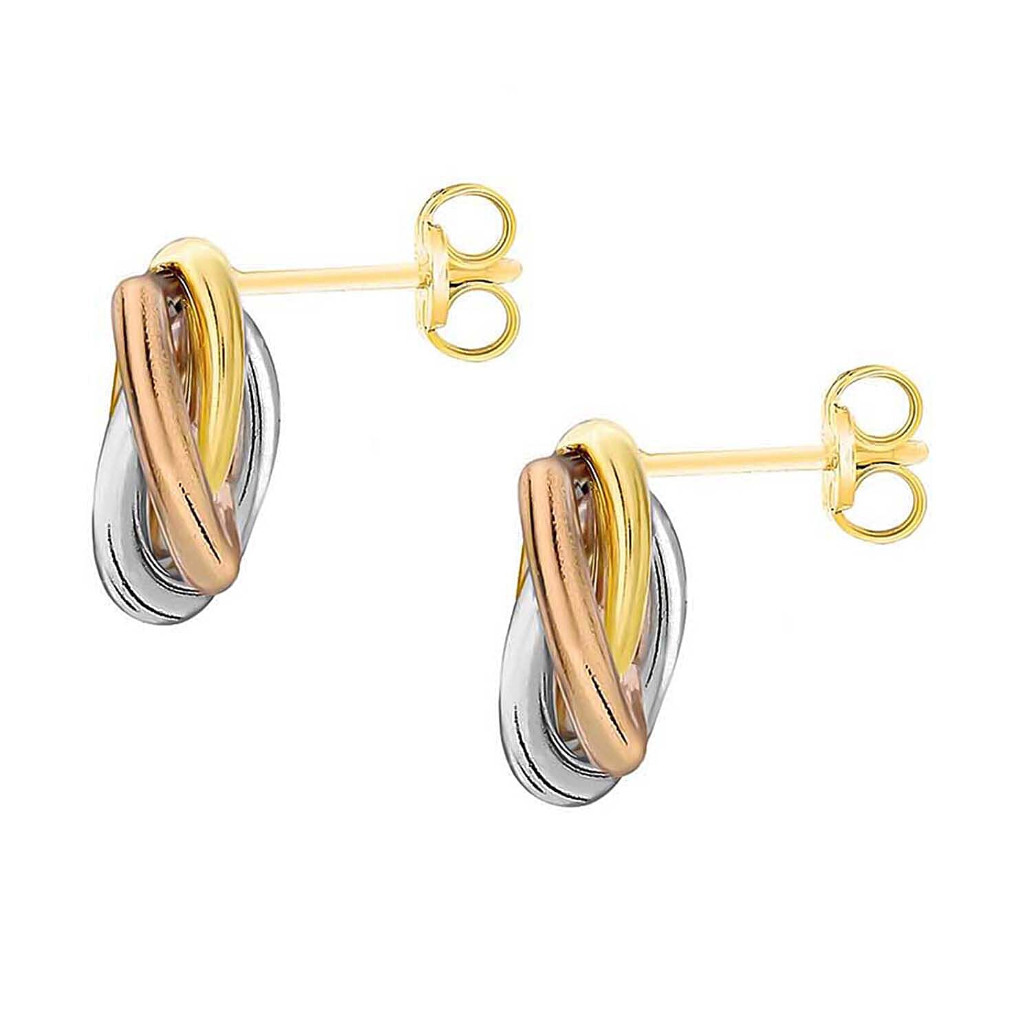 9K Yellow Gold  Earring,  Gold Wt. 1.9 Gms