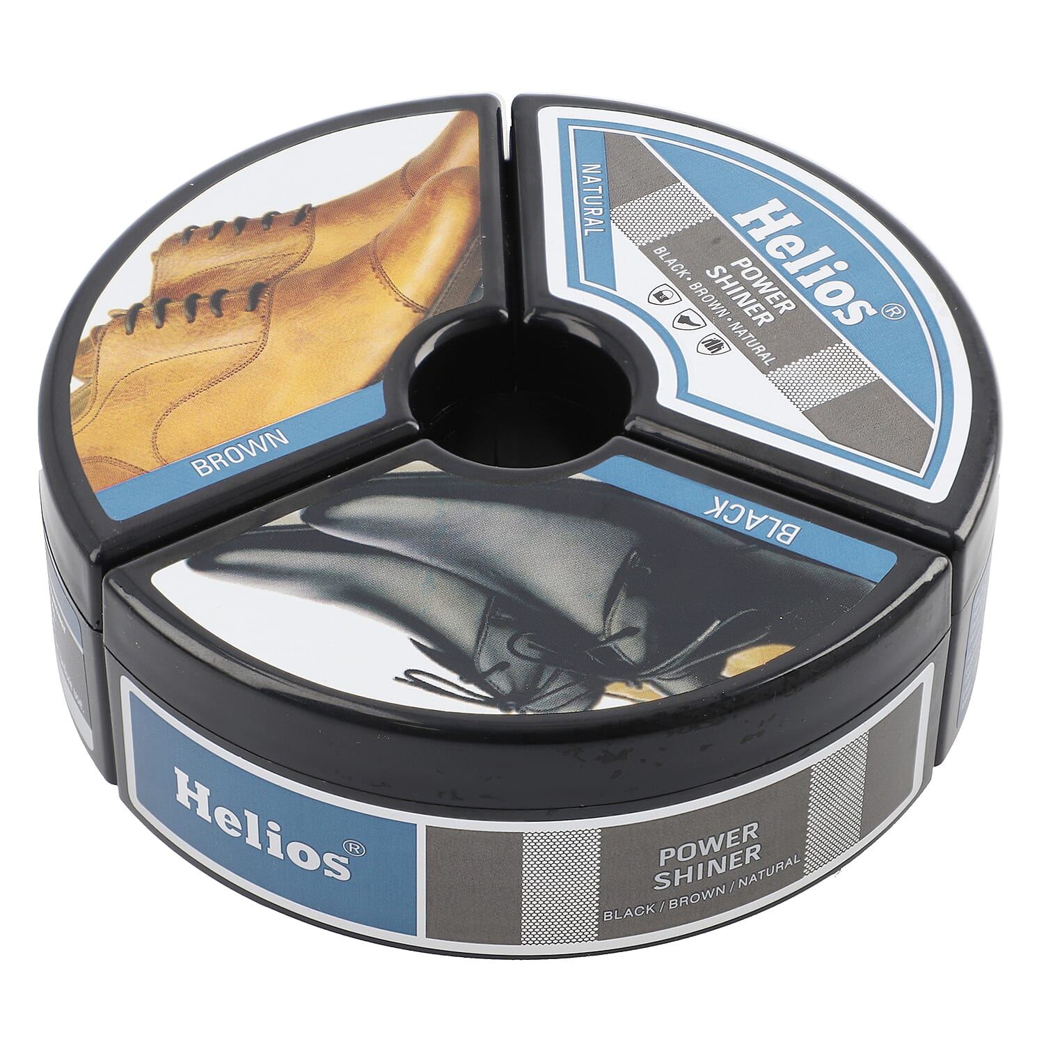 3 in 1 - Helios Power Shiner - Black, Brown & Natural