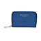 SENCILLEZ 100% Genuine Leather Wallet with Zipper Closure - Blue