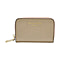 SENCILLEZ 100% Genuine Leather Wallet with Zipper Closure - Gold