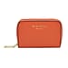 SENCILLEZ 100% Genuine Leather Wallet with Zipper Closure - Orange