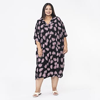 https://tjcuk.sirv.com/Products/73/4/7346157/Tamsy-V-Neck-Kaftan-Midi-Dress-Curve-Size-Black_7346157.jpg?w=342&h=342