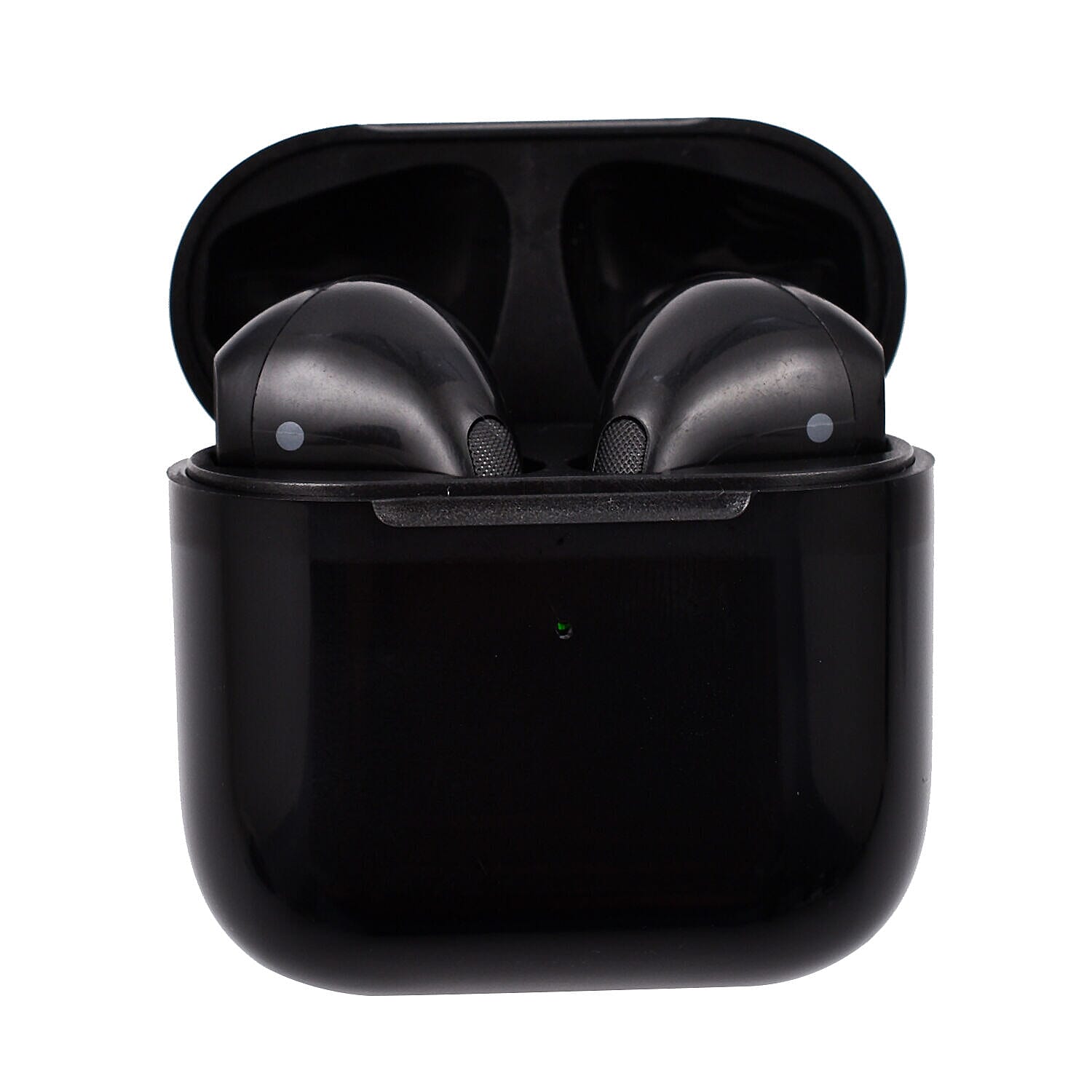 Wireless Earbuds with Square Charging Case - Black