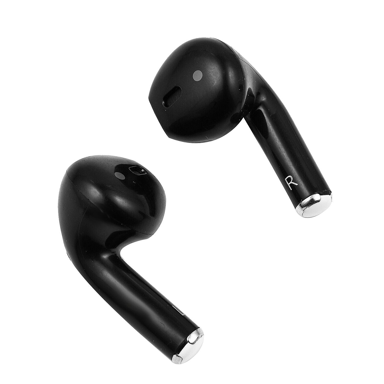 Wireless Earbuds with Square Charging Case - Black