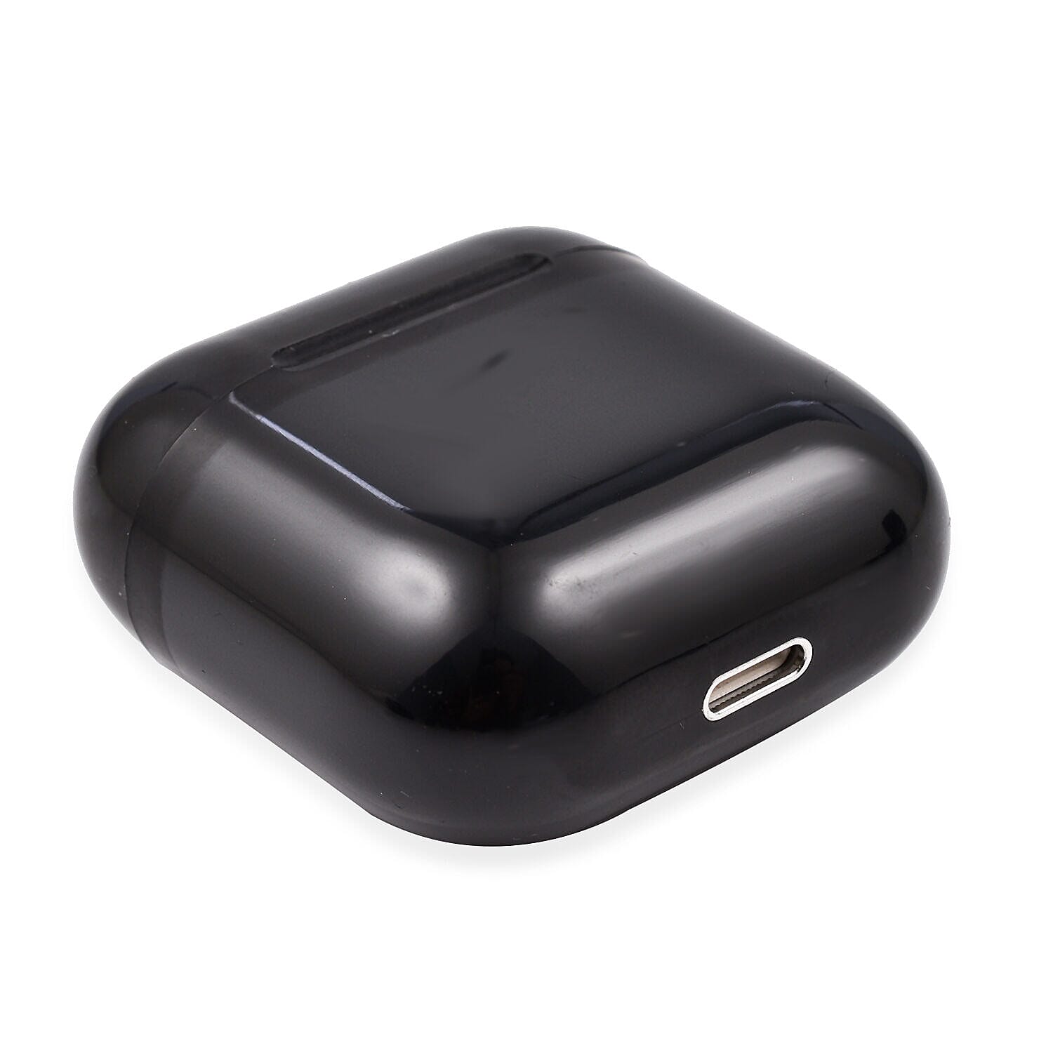 Wireless Earbuds with Square Charging Case - Black