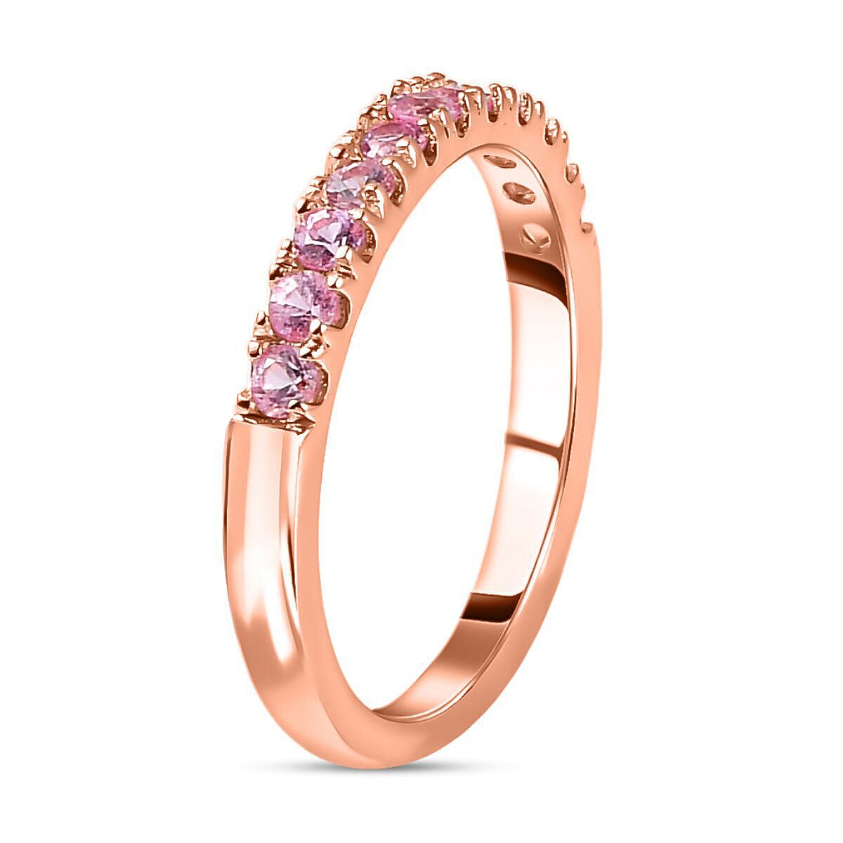 Half Eternity Band Ring in Sterling Silver