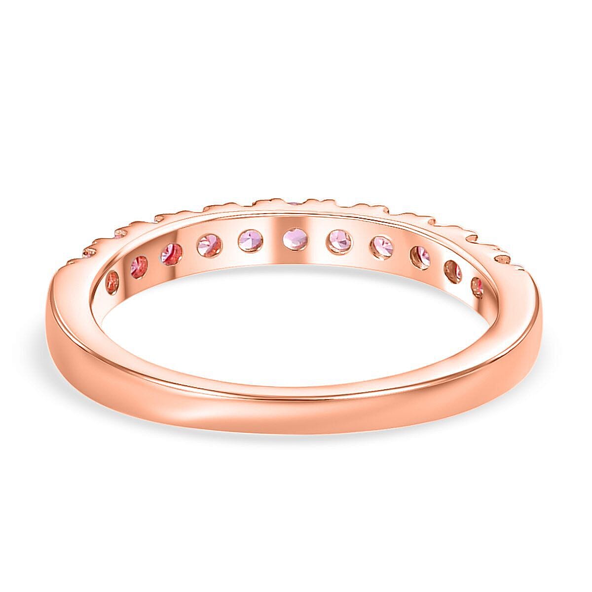 Half Eternity Band Ring in Sterling Silver