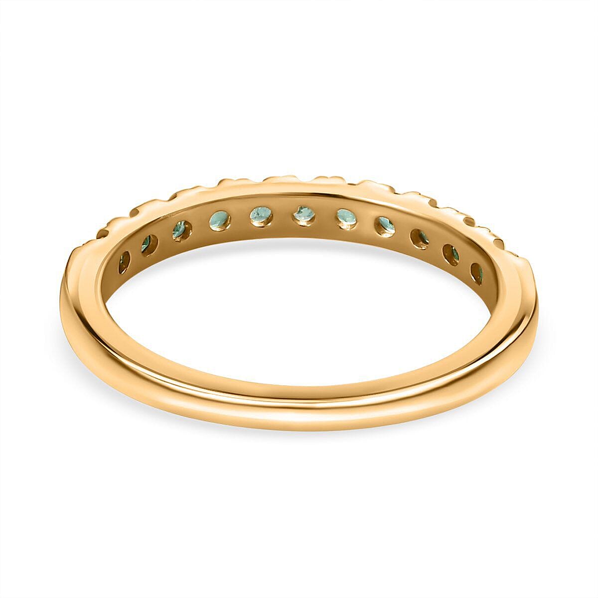 Half Eternity Band Ring in Sterling Silver