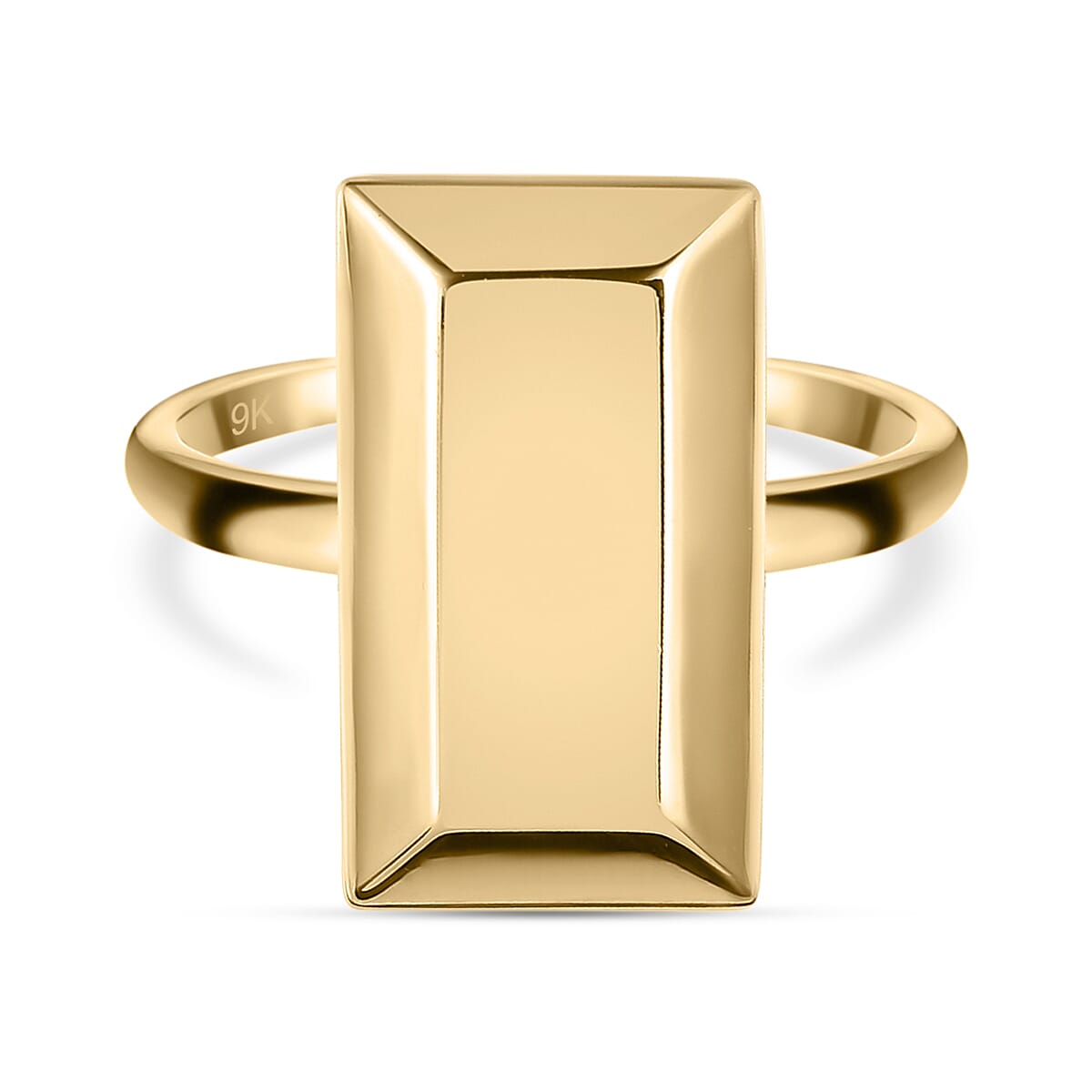 Gold hot sale bar ring