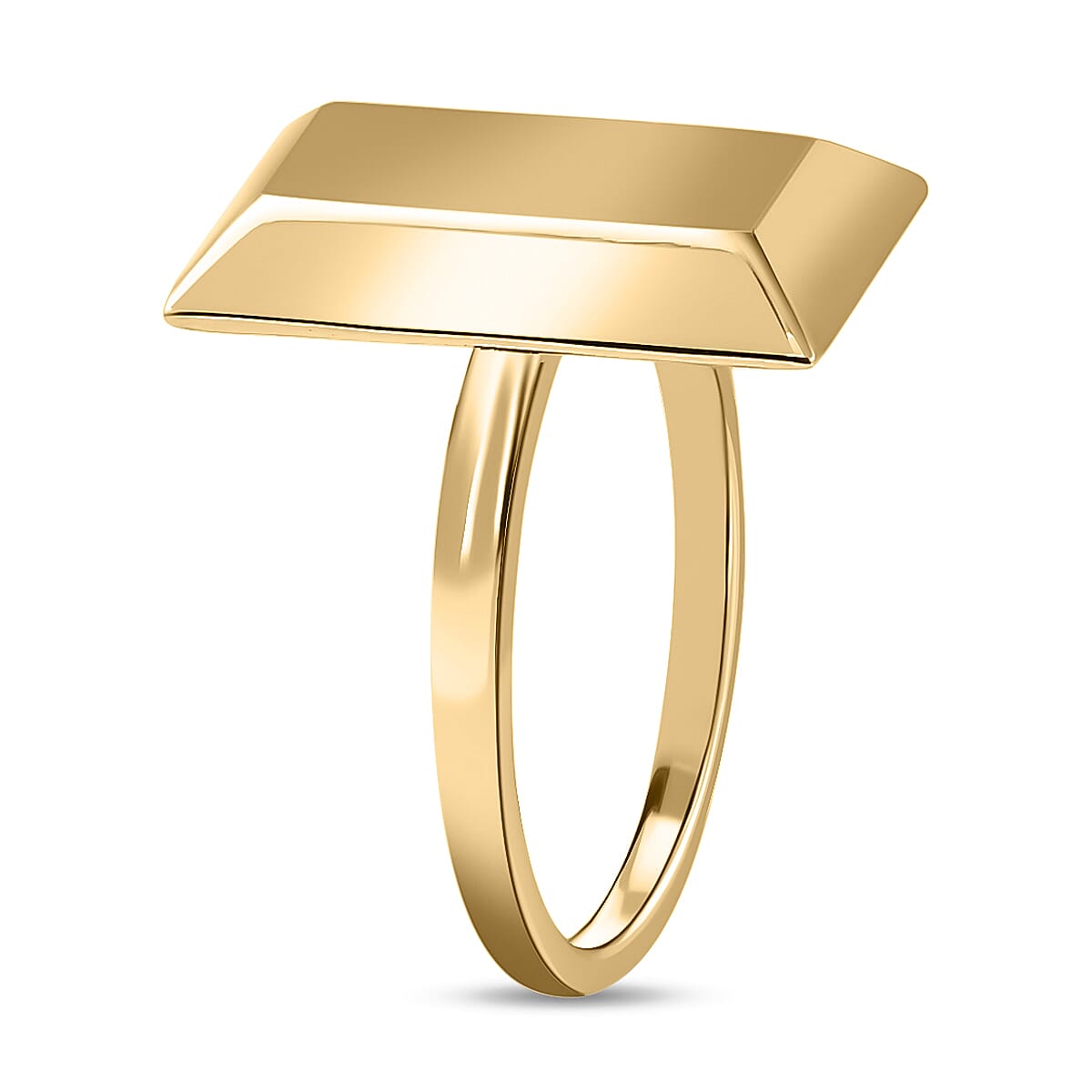 One Time Deal - 9K Yellow Gold Bar Ring