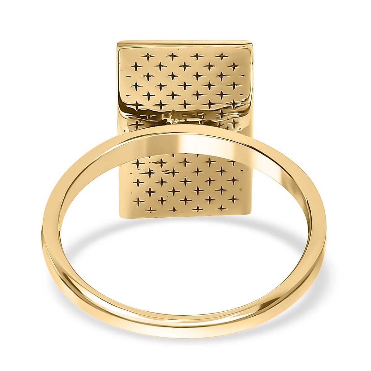 One Time Deal - 9K Yellow Gold Bar Ring