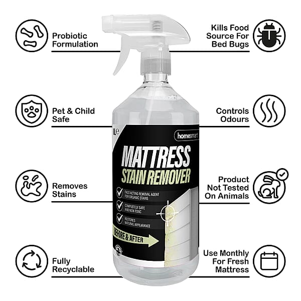 Homesmart Mattress Stain Remover Spray Nozzle Included 1000ml