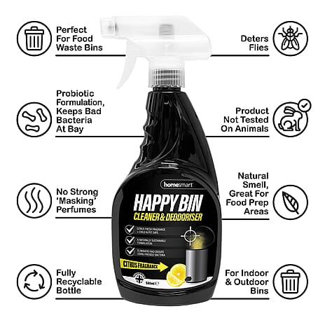 Home Smart Happy Bin Cleaner-Deodoriser - 500ml