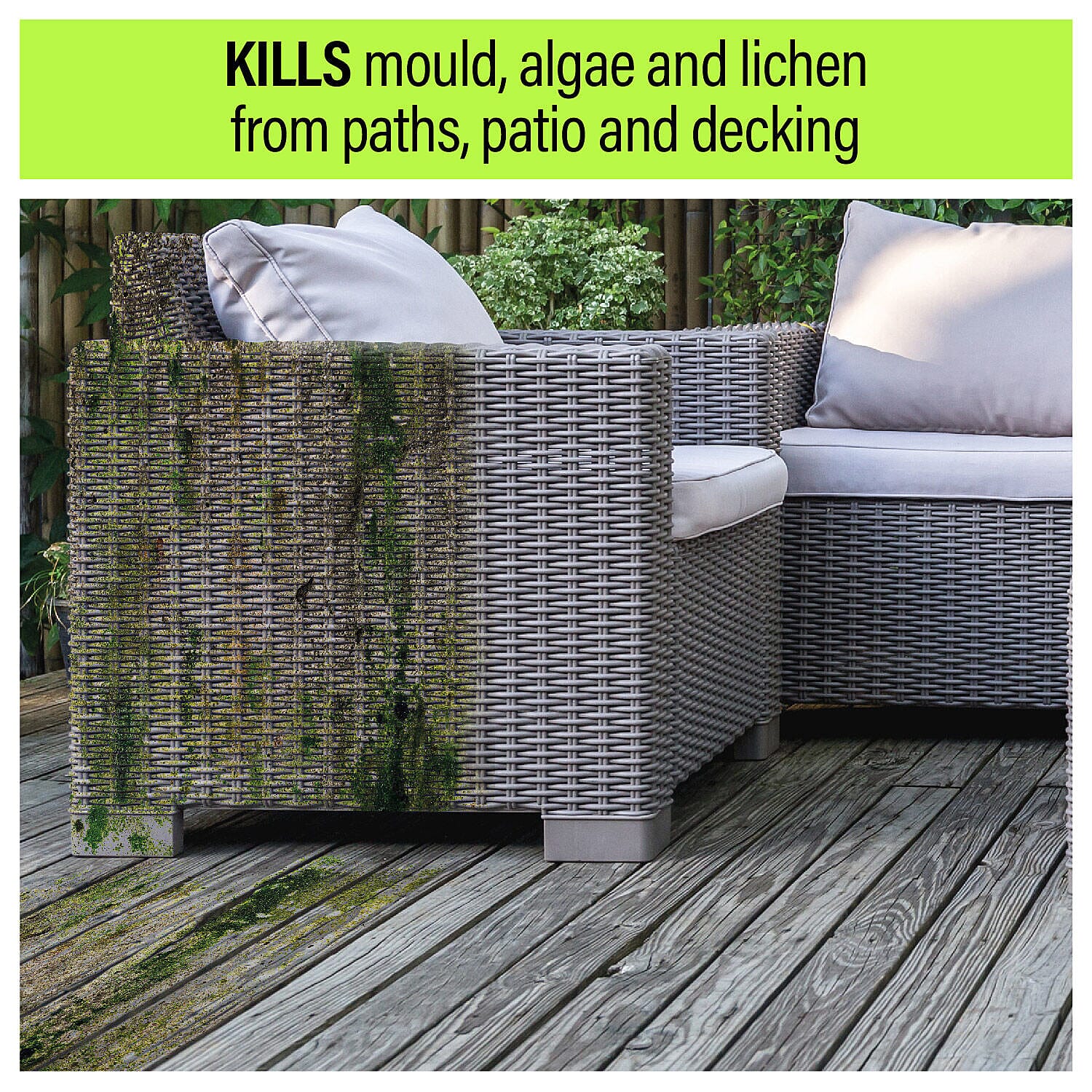 HomeSmart Path, Patio & Decking Cleaner 5L - Removes Mould And Algae - Restore Natural Appearance - Inhibits Growth - Protects for Winter HomeSmart Path, Patio & Decking Cleaner 5L - Removes Mould And Algae - Restore Natural Appearance - Inhibits Growth - Protects for Winter