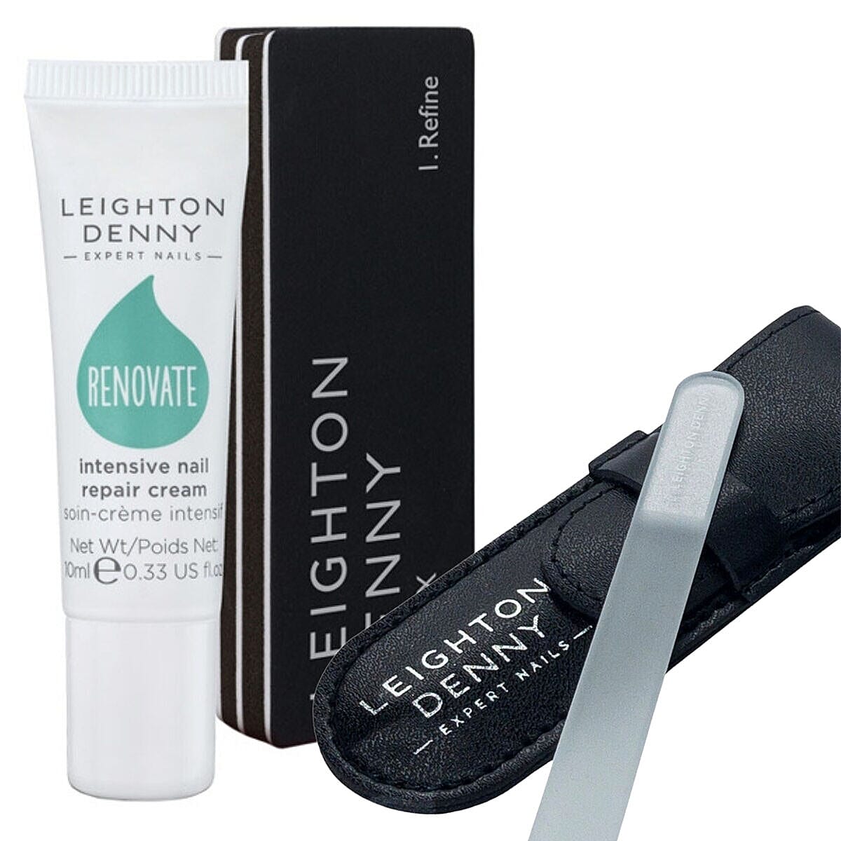 Leighton Denny - Nail Heros (Incl.Renovate with Duplex Buffer and Travel Nail File )