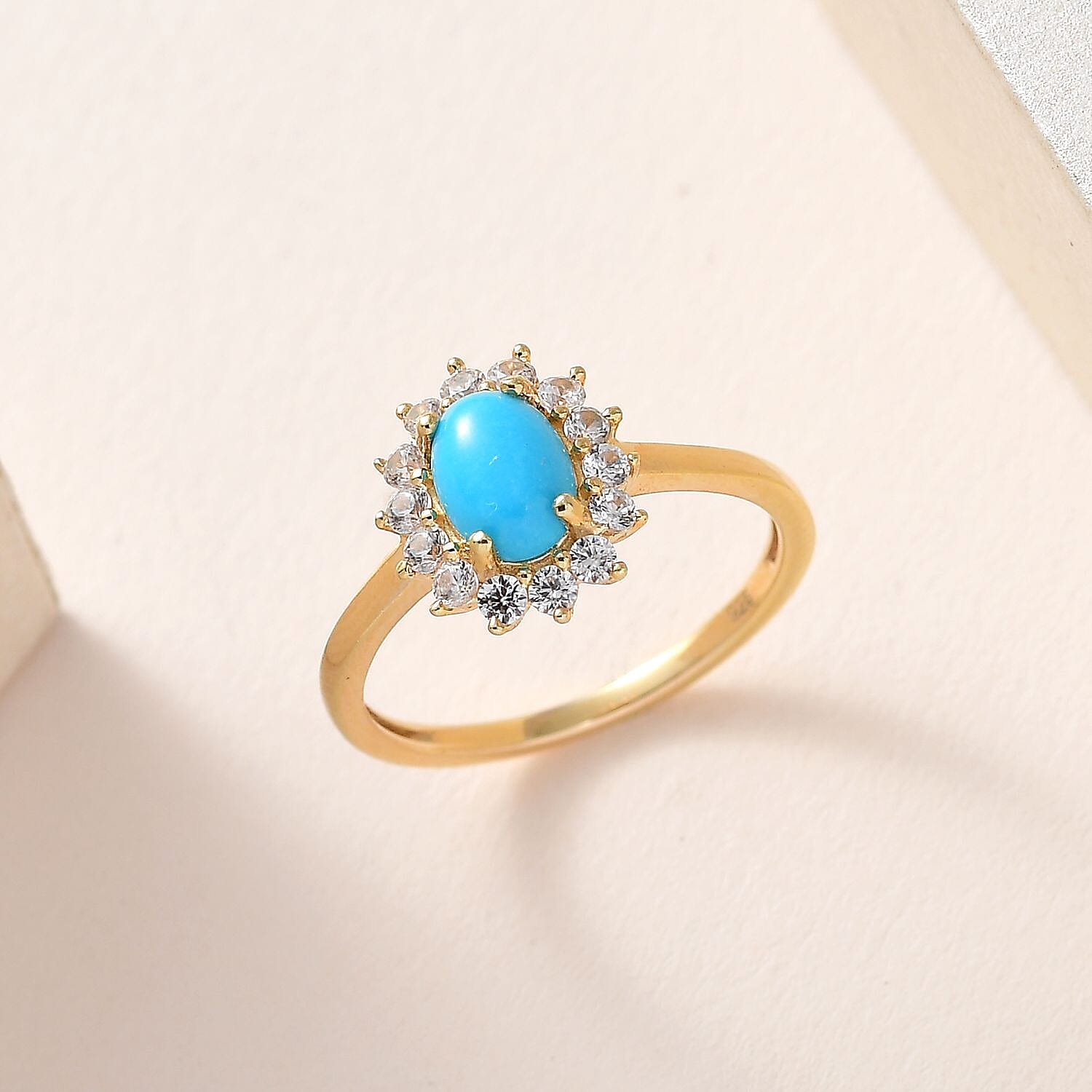 Princess Diana Inspired Halo Ring in Sterling Silver