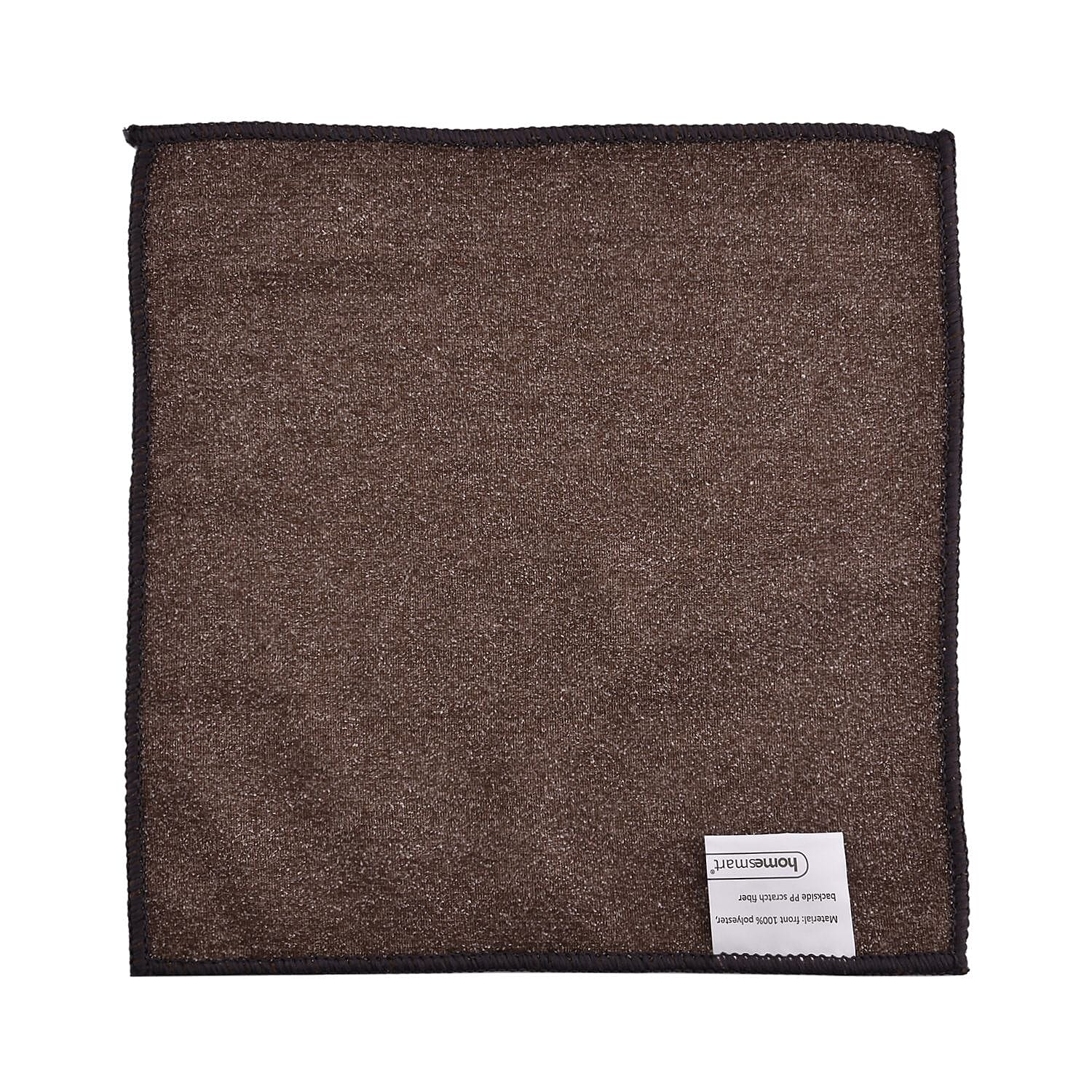 Set of 20 - Double Sided Microfiber And Scratch Fibre Cloth - Brown and Green